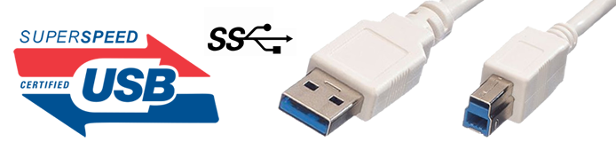USB-A til USB-B 3.0